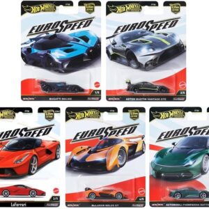 Hot Wheels Premium 1:64 Set L Euro Speed (5 Carros) FPY86-961L