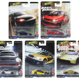 Hot Wheels Premium 1:64 Set M Rápidos y Furiosos (5 Carros) HNW46-956M